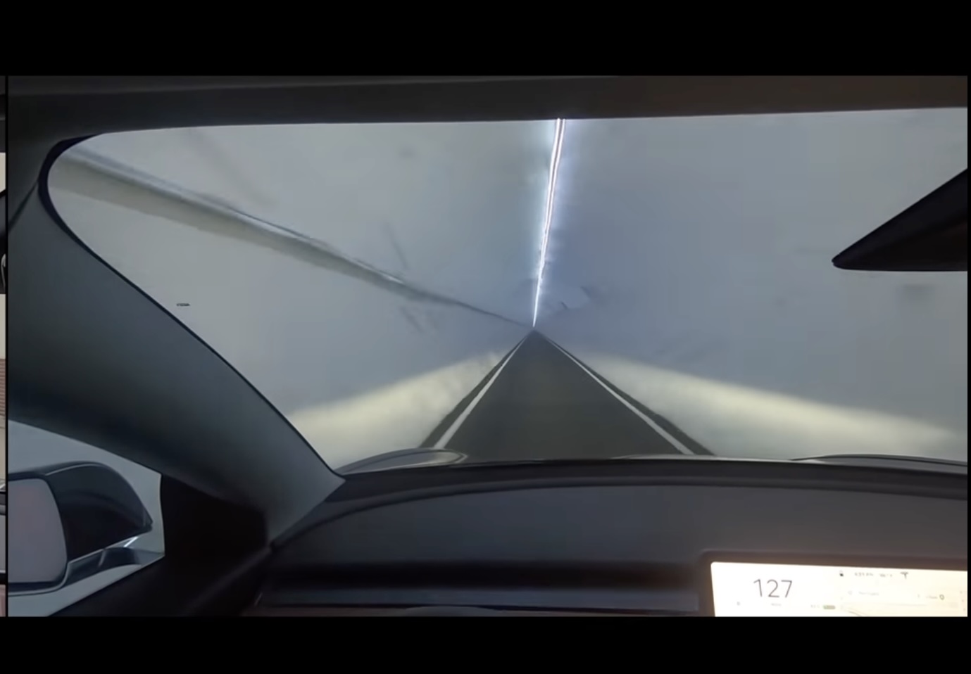 Travelling at 127 mph